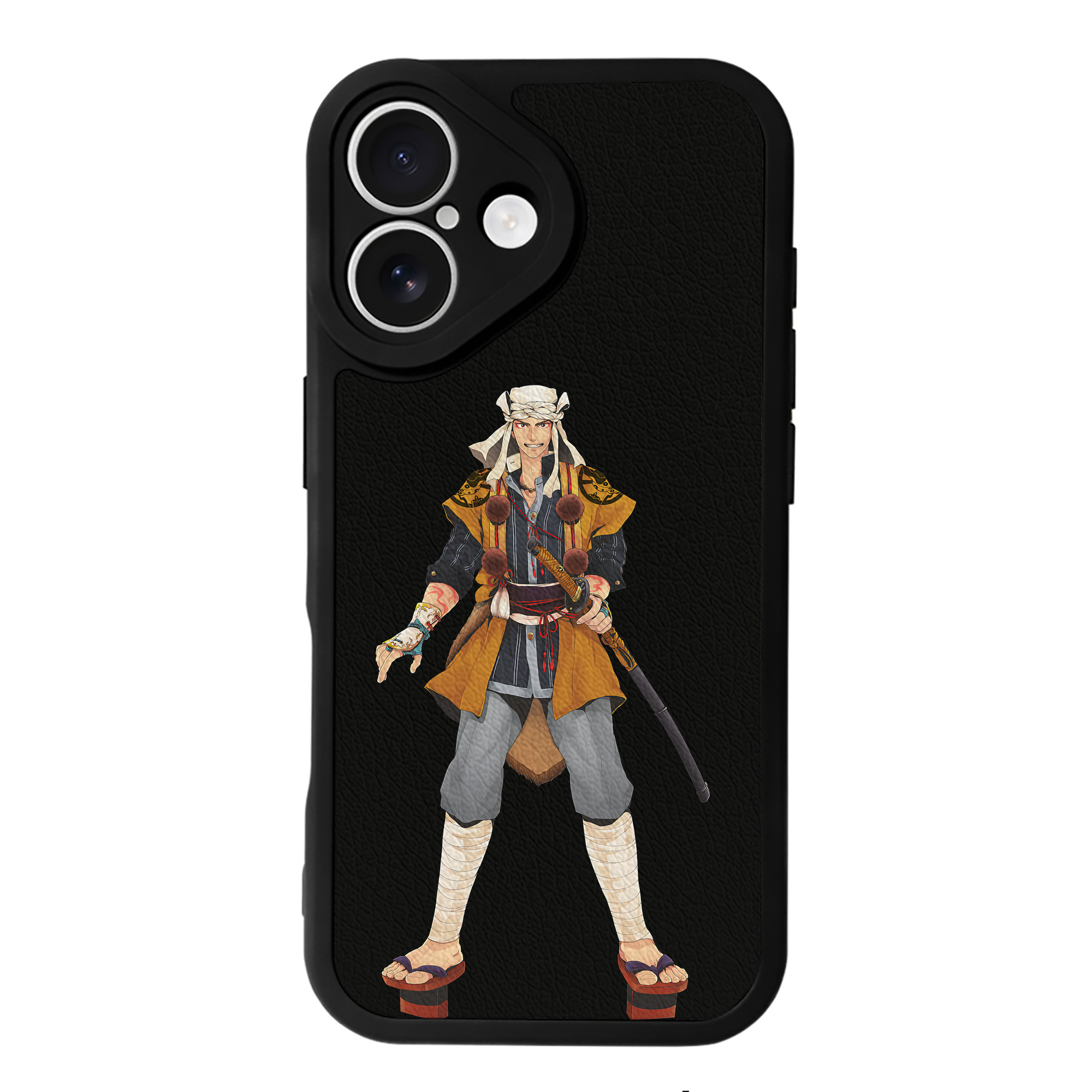 （画像用） 刀剣乱舞 Touken Ranbu 【iPhone 16シリーズ対応】シリコンスマホケース（レザー調） 材質：シリコン